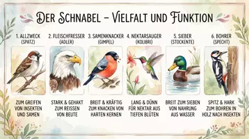 Vorschau - Arbeitsblätter - Arbeitsblätter zum Thema "Schnabel" + Lösung & MP3 + Infografik - Seite 3