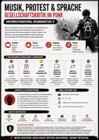 Vorschau - Unterrichtsreihen - The Clash: The Clash - Musik, Protest und Sprache | Gesellschaftskritik im Punk | Unterrichtsmaterial Sek II - Deckblatt