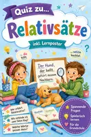 Vorschau - Arbeitsblätter - Relativsätze Deutsch Klasse 7 – Arbeitsheft mit Lösungen - Deckblatt