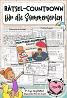 Vorschau - Arbeitsblätter - Sommerferien Countdown - Rätselheft für Klasse 4 - Deckblatt