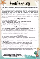 Vorschau - Arbeitsblätter - Sommerferien Countdown - Rätselheft für Klasse 4 - Seite 1