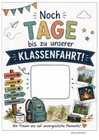 Vorschau - Mal- und Bastelvorlagen - Countdown Klassenfahrt - 6 Versionen - Seite 2