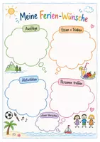 Vorschau - Arbeitsblätter - Ideen und Wünsche für die Ferien (Ferienplanung mit Kindern) - Seite 2
