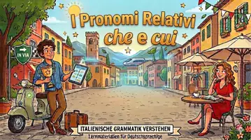 Vorschau - Arbeitsblätter - Relativpronomen che und cui / Pronomi Relativi - Deckblatt