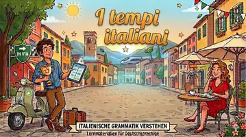 Vorschau - Poster - Übersicht: Die italienischen Zeitformen - Poster - Deckblatt