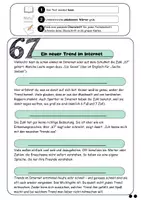 Vorschau - Stundenentwürfe - Differenzierter Lesetext mit AB zum Internet-Trend „67“ - Seite 3