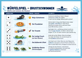 Vorschau - Spiele - Würfelspiel Schwimmen - Seite 1