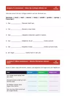 Vorschau - Arbeitsblätter - Wortarten üben Nomen, Verben & Adjektive – 1. Klasse MS - Seite 3
