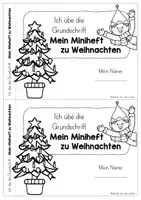 Vorschau - Arbeitsblätter - Druckschrift und Grundschrift üben Materialpaket - Minihefte / Abschreibhefte (auch für verbundene Grundschrift) - Seite 2