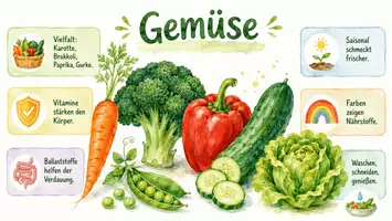 Vorschau - Arbeitsblätter - Arbeitsblatt zum Thema "Gemüse" + Onlineübung & MP3 + Infografik - Seite 3