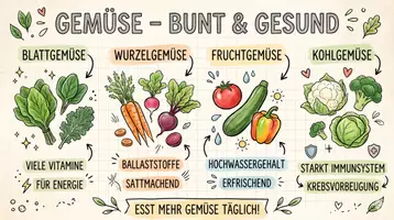 Vorschau - Arbeitsblätter - Arbeitsblatt zum Thema "Gemüse" + Onlineübung & MP3 + Infografik - Seite 2