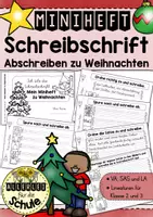 Vorschau - Arbeitsblätter - Schreibschrift üben Materialpaket - Minihefte / Abschreibhefte für VA, SAS oder LA - Seite 1