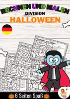 Aperçu - Feuilles d'exercices - Rechen-Mal-Blätter - Division (Halloween) Divisions Mathématiques Allemand - Page de couverture