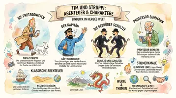 Vorschau - Arbeitsblätter - Arbeitsblätter "Tim und Struppi" + Lösung & MP3 + Infografik - Seite 3