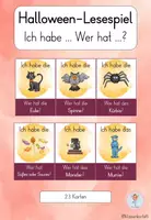 Vorschau - Spiele - Halloween - Lesespiel - Ich habe... Wer hat...? - Deckblatt
