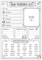 Vorschau - Arbeitsblätter - Freundebuch, Freundschaft, Abschied, Abschiedgeschenk - Seite 3