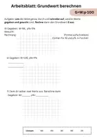 Vorschau - Arbeitsblätter - Arbeitsblatt Grundwert, Prozentwert, Prozentsatz_Gegeben_Gesucht - Seite 2