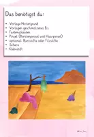 Vorschau - Arbeitsblätter - Salvador Dalí Kunstprojekt Sommer – Schmelzendes Eis & Surrealismus (Kunst Klasse 1, 2, 3, 4 mit Anleitung, Vorlagen & Infotext) - Seite 2