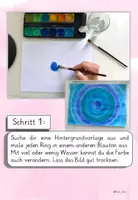 Vorschau - Mal- und Bastelvorlagen - Sommer Kunst – Kinder im Wasser mit Schwimmring & Luftmatratze gestalten (Kunstprojekt Klasse 1, 2, 3, 4) - Seite 3