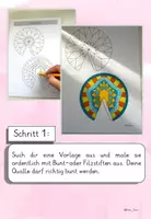 Vorschau - Mal- und Bastelvorlagen - Fantasievolle Quallen basteln – 3D Kunstprojekt Unterwasserwelt (Kunst Klasse 1, 2, 3, 4 mit Anleitung & Vorlagen) - Seite 3