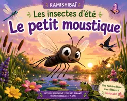 Aperçu - Préparation de séance / Séance complète - Kamishibaï – Les insectes d'été : Le petit moustique - Page de couverture