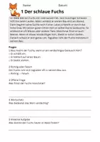 Vorschau - Stundenentwürfe - Leseverständnis Waldtiere – Klasse 2 | 10 Lesetexte mit Fragen & Lösungen - Seite 3