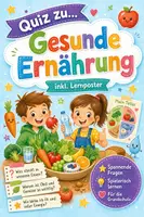 Vorschau - Arbeitsblätter - Gesunde Ernährung Biologie Klasse 5 - Arbeitsheft - Deckblatt