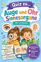 Vorschau - Arbeitsblätter - Auge und Ohr Sinnesorgane - Biologie Klasse 8 - Deckblatt