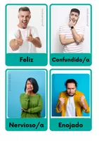 Vista previa - Refuerzo / NEE / Materiales de apoyo - Emociones & Sentimientos Tarjetas (Flashcards) - Portada