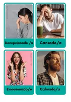 Vista previa - Refuerzo / NEE / Materiales de apoyo - Emociones & Sentimientos Tarjetas (Flashcards) - página 2