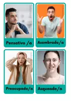 Vista previa - Refuerzo / NEE / Materiales de apoyo - Emociones & Sentimientos Tarjetas (Flashcards) - página 3