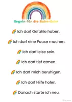 Vorschau - Poster - 10-teiliges Klassenzimmer-Dekor Beruhigungsecke Posterset, Schulberater-Dekor, Mentale Gesundheit Emotionale Regulierung, Kontrollkreis, Beruhigungsecke Lehrtafeln Poster, Raumdekoration - Seite 2