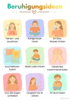 Vorschau - Poster - 10-teiliges Klassenzimmer-Dekor Beruhigungsecke Posterset, Schulberater-Dekor, Mentale Gesundheit Emotionale Regulierung, Kontrollkreis, Beruhigungsecke Lehrtafeln Poster, Raumdekoration - Seite 3