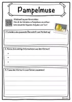 Vorschau - Unterrichtsreihen - Pampelmuse Lückentext mit Wortspeicher Hörverstehen und Suchsel - Seite 3