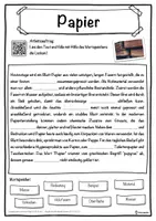 Vorschau - Unterrichtsreihen - Papier Lückentext mit Wortspeicher Hörverstehen und Suchsel - Seite 1