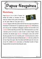 Vorschau - Unterrichtsreihen - Papua-Neuguinea Lückentext mit Wortspeicher Hörverstehen und Suchsel - Seite 2