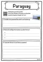 Vorschau - Unterrichtsreihen - Paraguay Lückentext mit Wortspeicher Hörverstehen und Suchsel - Seite 3