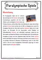 Vorschau - Unterrichtsreihen - Paralympische Spiele Lückentext mit Wortspeicher Hörverstehen und Suchsel - Seite 2
