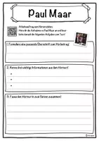 Vorschau - Unterrichtsreihen - Paul Maar Lückentext mit Wortspeicher Hörverstehen und Suchsel - Seite 3