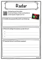 Vorschau - Unterrichtsreihen - Radar Lückentext mit Wortspeicher Hörverstehen und Suchsel - Seite 3