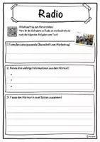 Vorschau - Unterrichtsreihen - Radio Lückentext mit Wortspeicher Hörverstehen und Suchsel - Seite 3