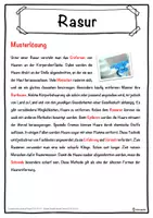 Vorschau - Unterrichtsreihen - Rasur Lückentext mit Wortspeicher Hörverstehen und Suchsel - Seite 2
