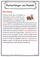 Vorschau - Unterrichtsreihen - Rattenfänger von Hameln Lückentext mit Wortspeicher Hörverstehen und Suchsel - Seite 2