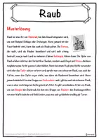 Vorschau - Unterrichtsreihen - Raub Lückentext mit Wortspeicher Hörverstehen und Suchsel - Seite 2