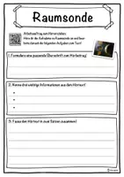 Vorschau - Unterrichtsreihen - Raumsonde Lückentext mit Wortspeicher Hörverstehen und Suchsel - Seite 3