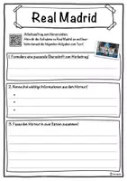 Vorschau - Unterrichtsreihen - Real Madrid Lückentext mit Wortspeicher Hörverstehen und Suchsel - Seite 3