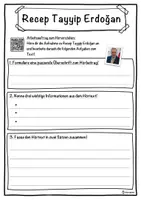 Vorschau - Unterrichtsreihen - Recep Tayyip Erdoğan Lückentext mit Wortspeicher Hörverstehen und Suchsel - Seite 3