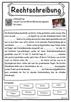 Vorschau - Unterrichtsreihen - Rechtschreibung Lückentext mit Wortspeicher Hörverstehen und Suchsel - Seite 1