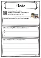 Vorschau - Unterrichtsreihen - Rede Lückentext mit Wortspeicher Hörverstehen und Suchsel - Seite 3