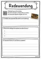 Vorschau - Unterrichtsreihen - Redewendung Lückentext mit Wortspeicher Hörverstehen und Suchsel - Seite 3